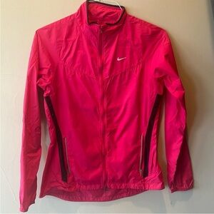 NIKE pink running jacket size small